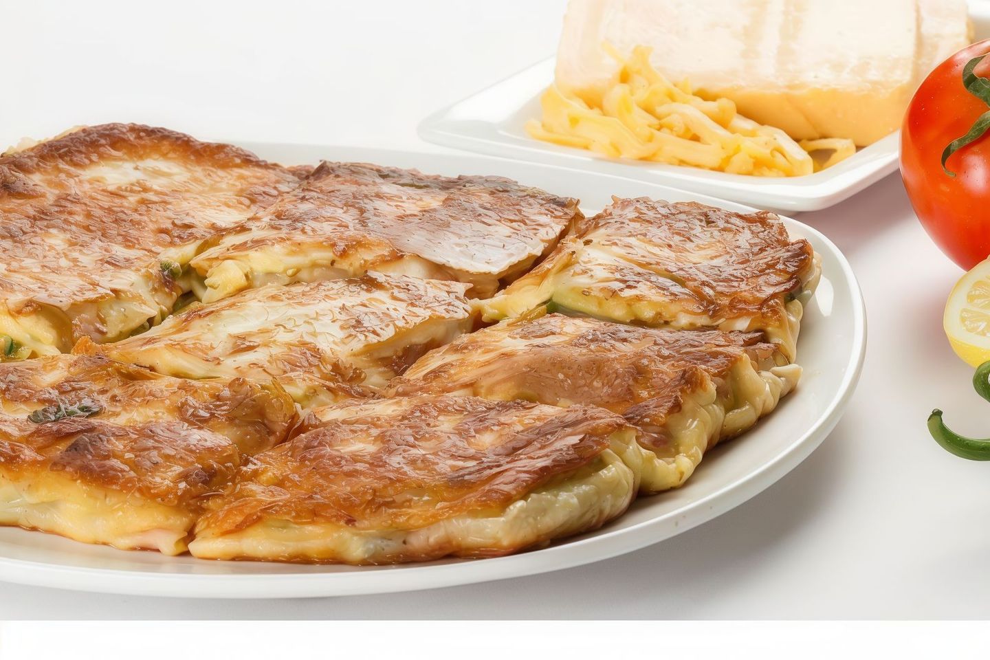 Chicken Mutabaq With Cheddar Cheese