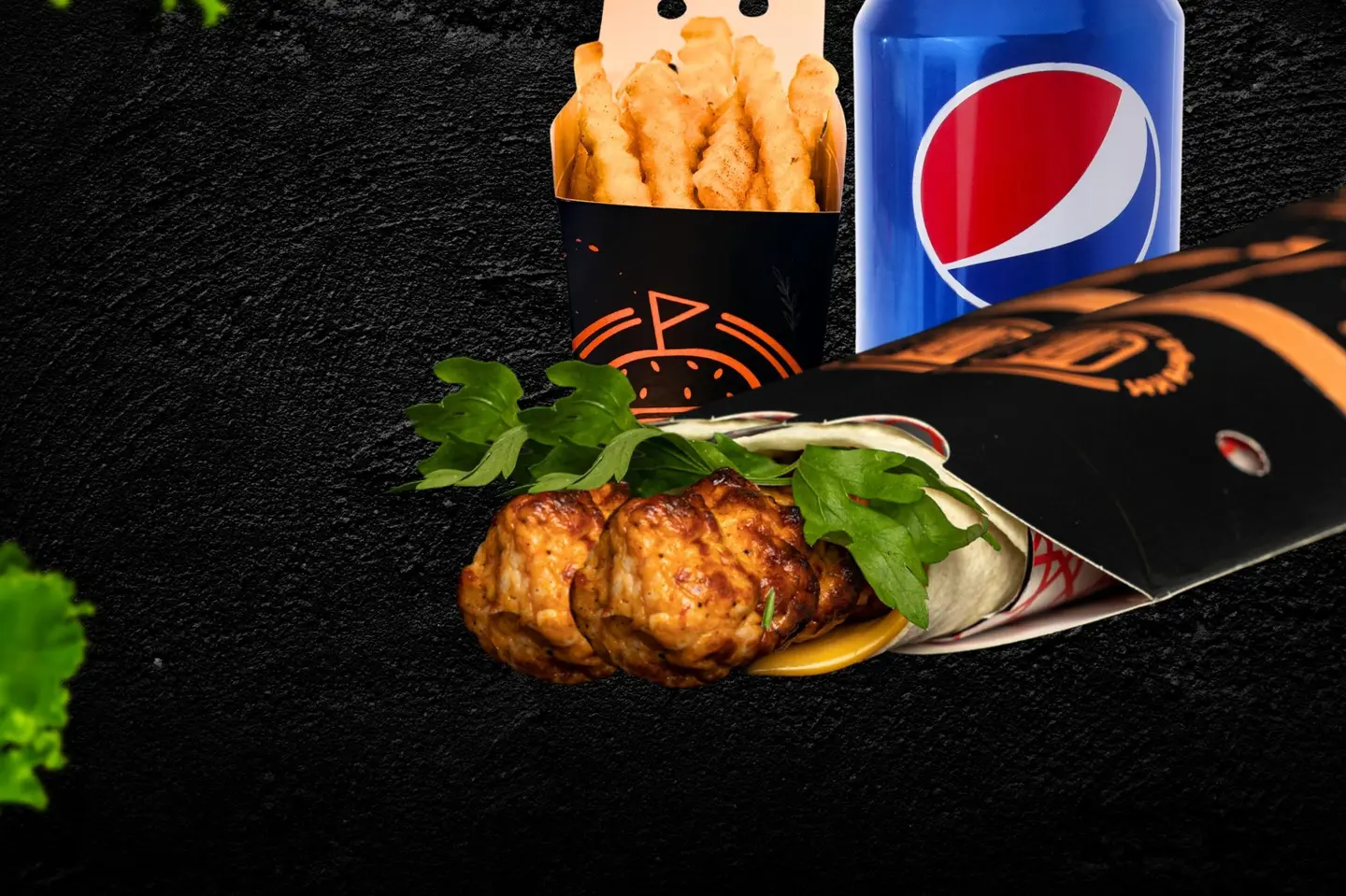 وجبة كباب دجاج دبل