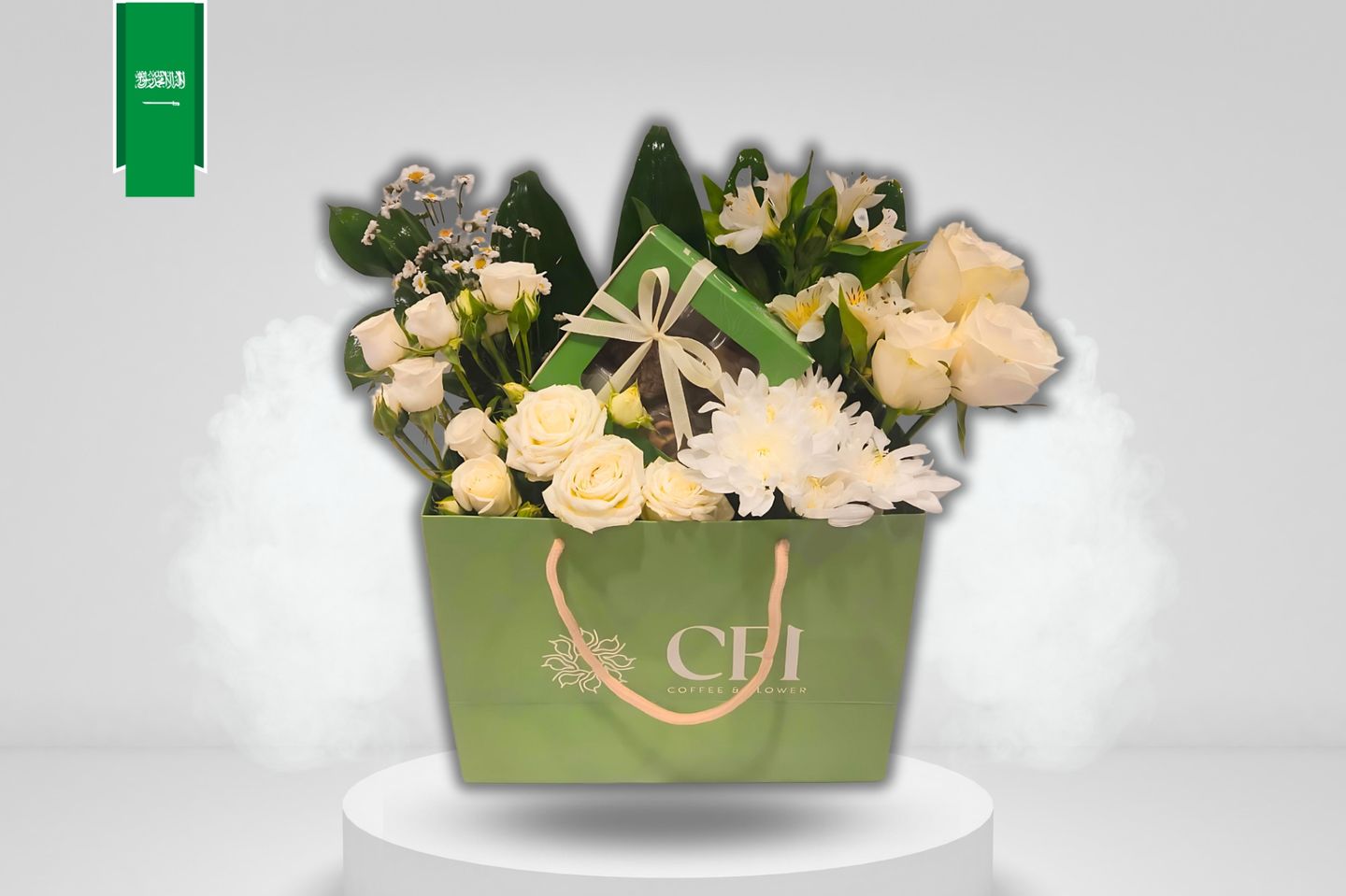Natural Rose Bag With Delicious Chocolate