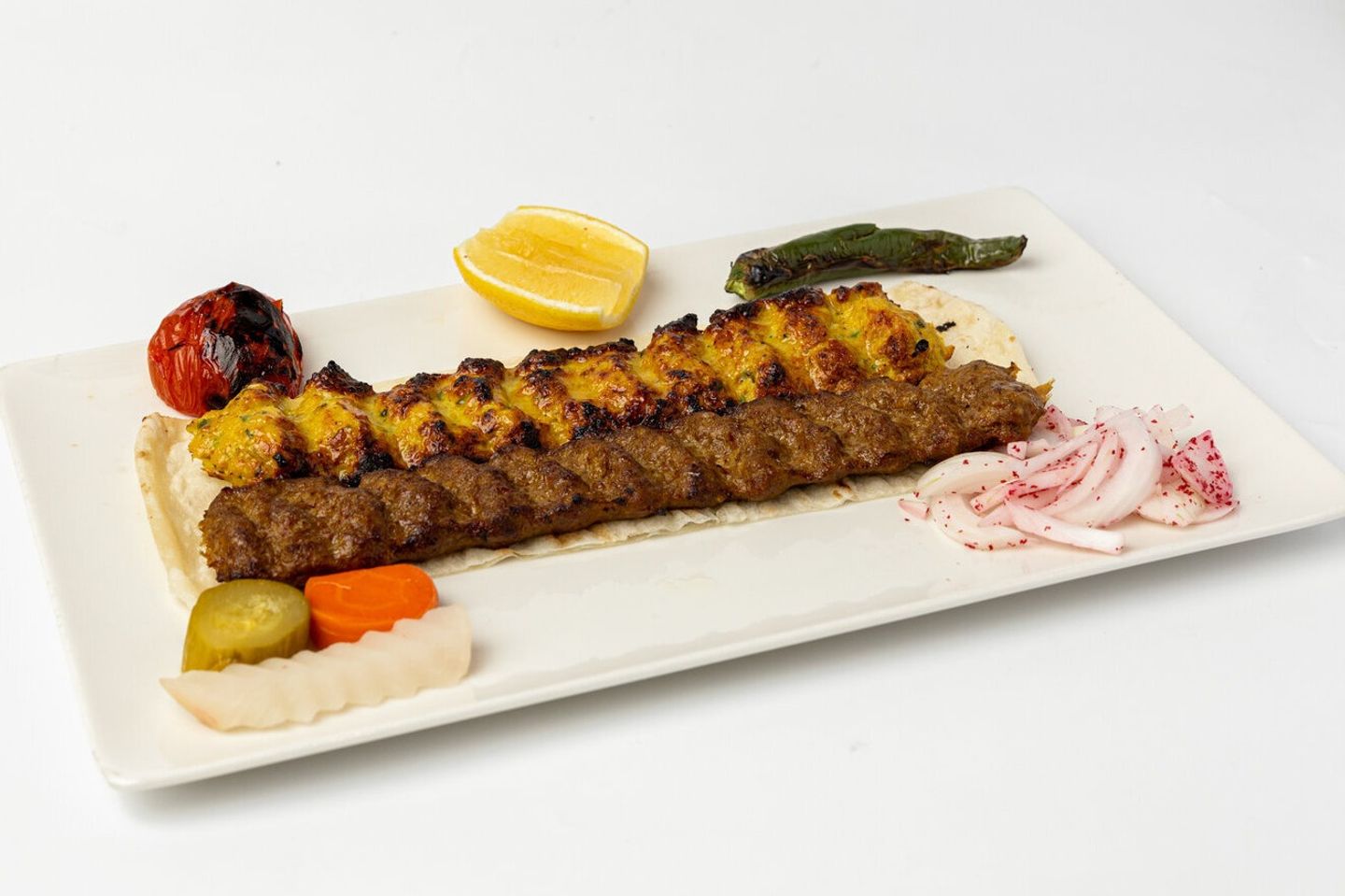1x Meat Kofta 1x Chicken Kofta With Rice