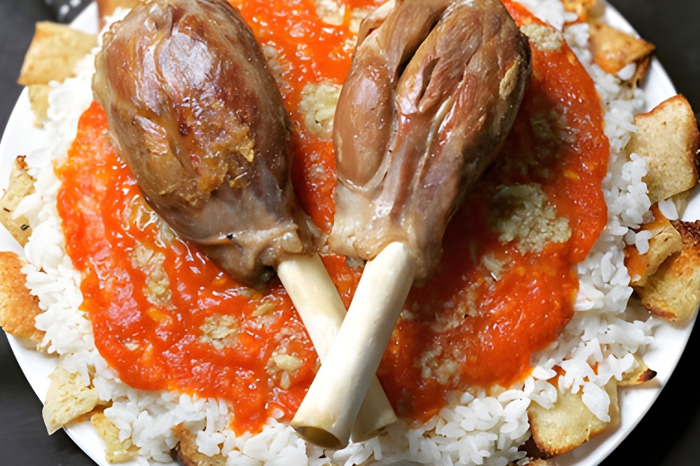 Banana Fatteh Veal Or Lamb With Soup
