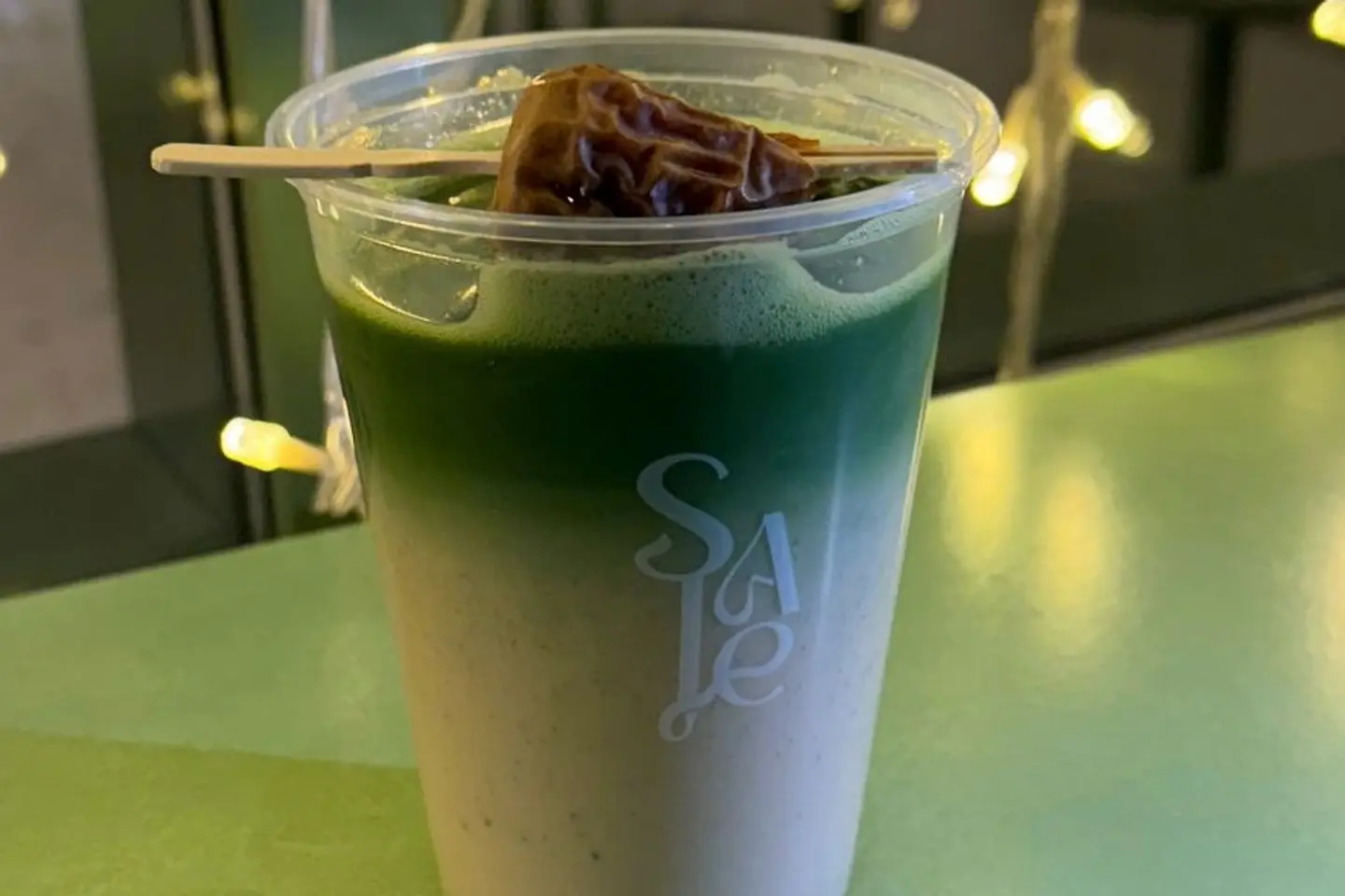 Date And Cardamom Matcha Latte