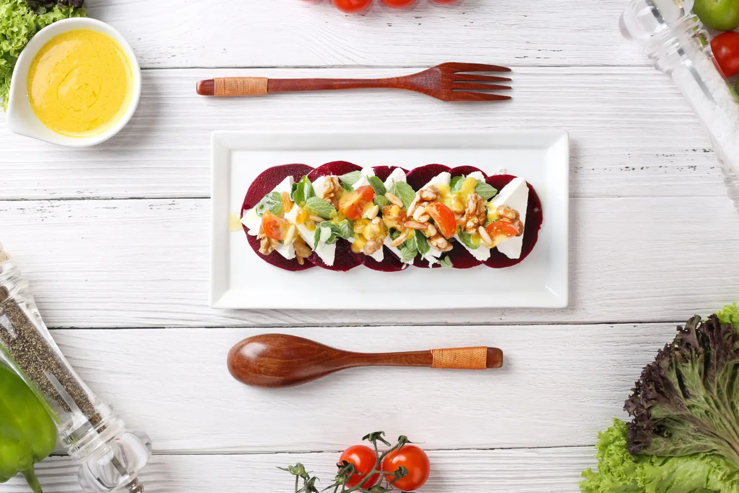 Beetroot With Cheese