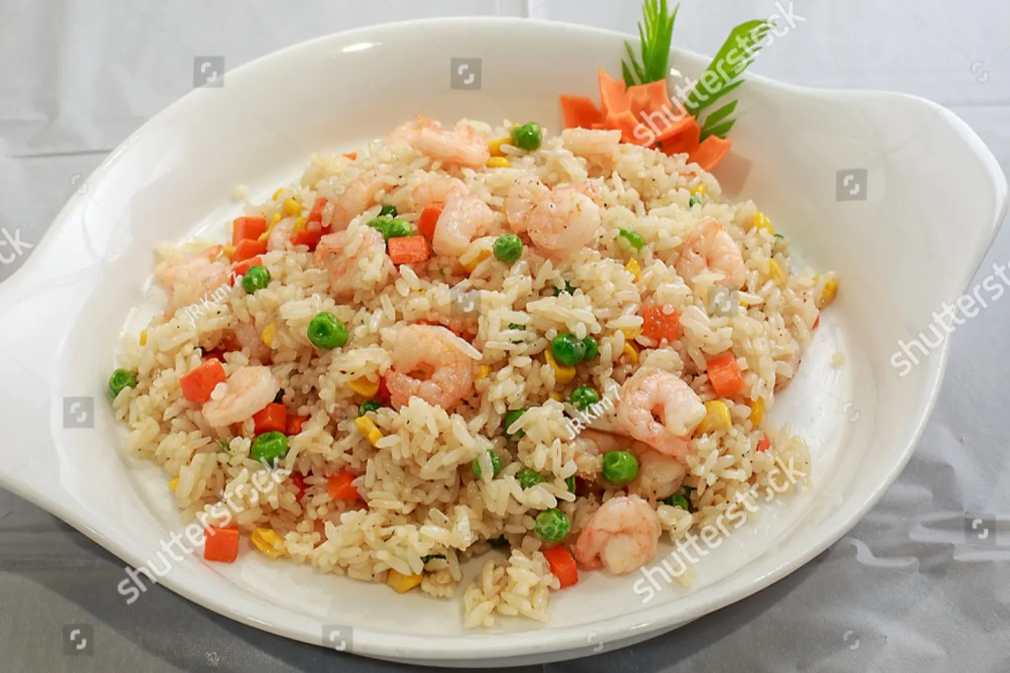 Fried Shrimp With Rice