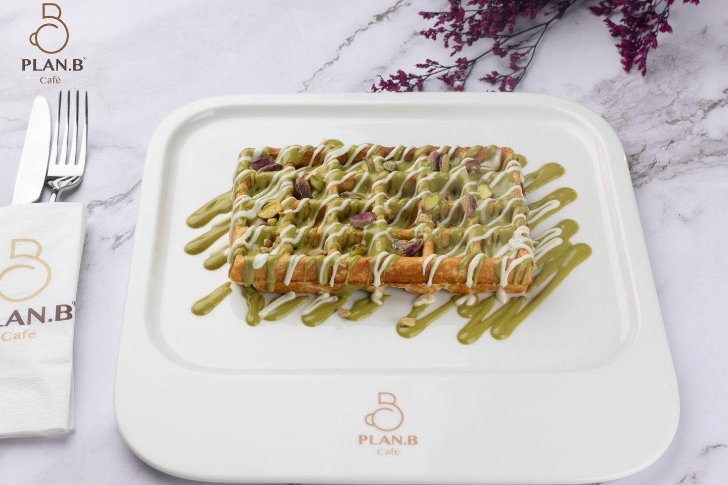Pistachio Waffle