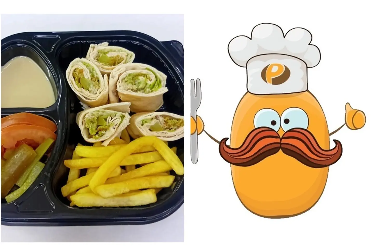 Flafel Sandwich Meal