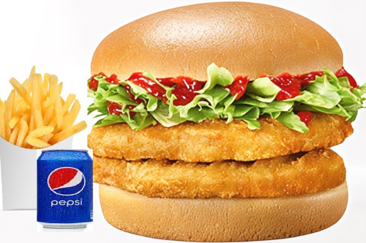 The Chicken Patty Burger