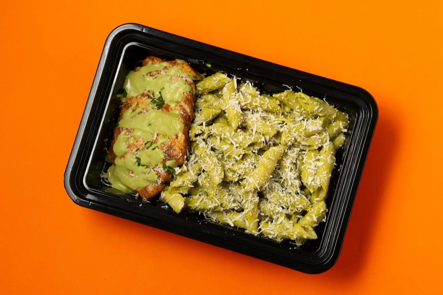Pesto Penne Fish