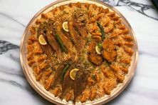 وجبة عندق شعري صافي كنعد روبيان