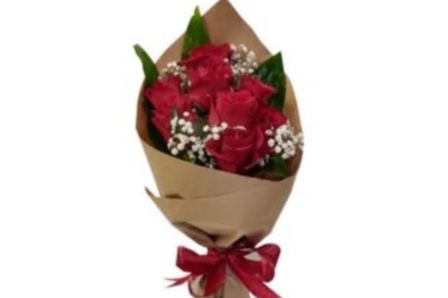 باقة الوردات الحمراء