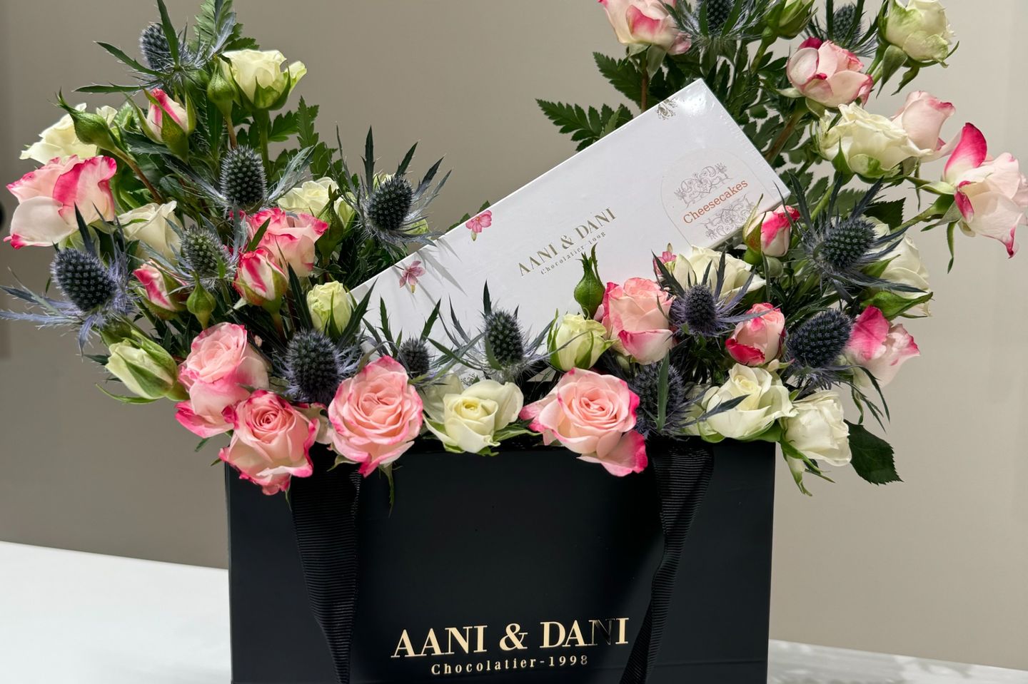 Anni And Dani Cheesecake With Roses