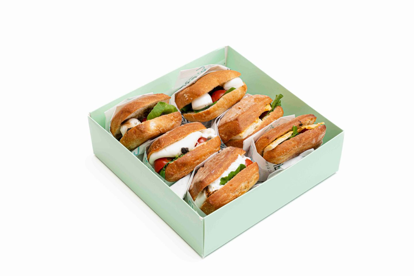 Ciabatta Box Of 6 Mixed Cheese