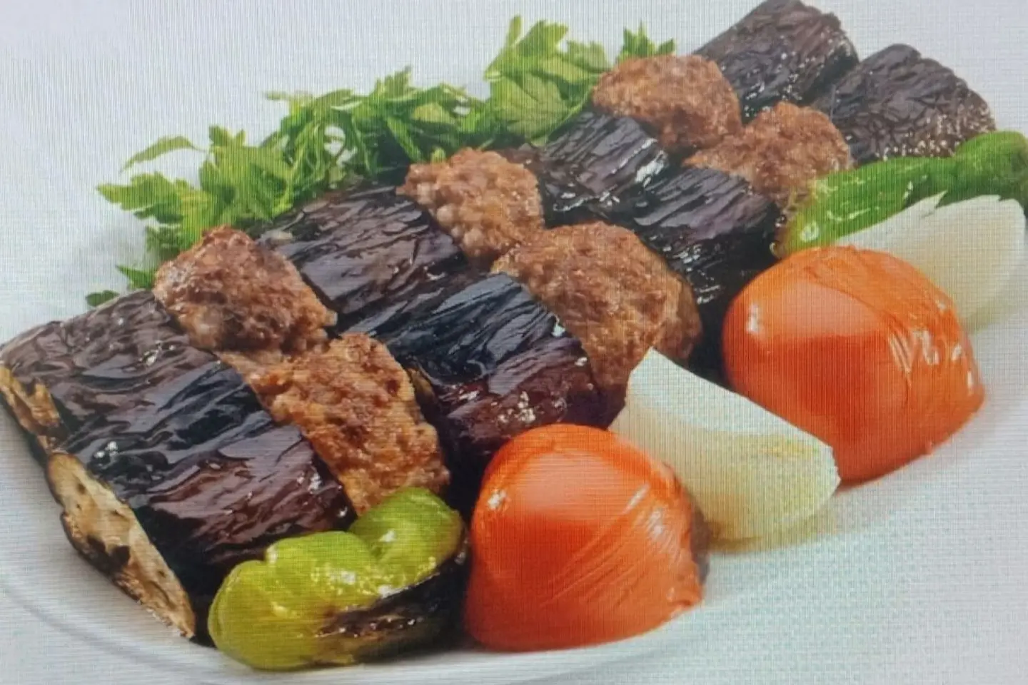 صحن كباب باذنجان صغير