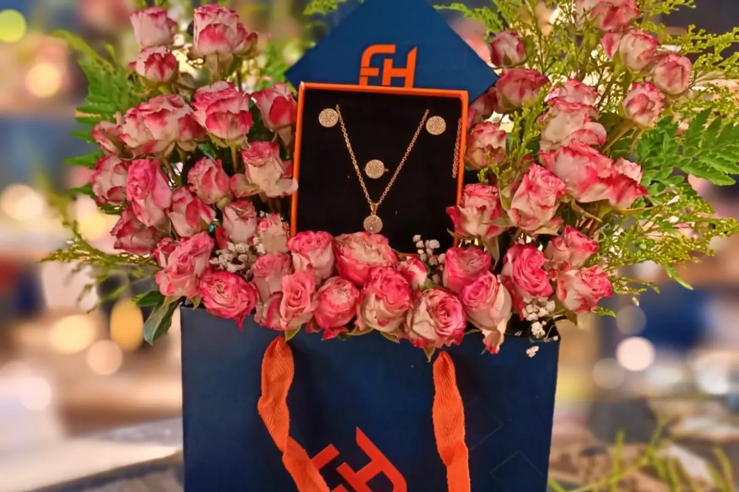 Neckless And Flowers