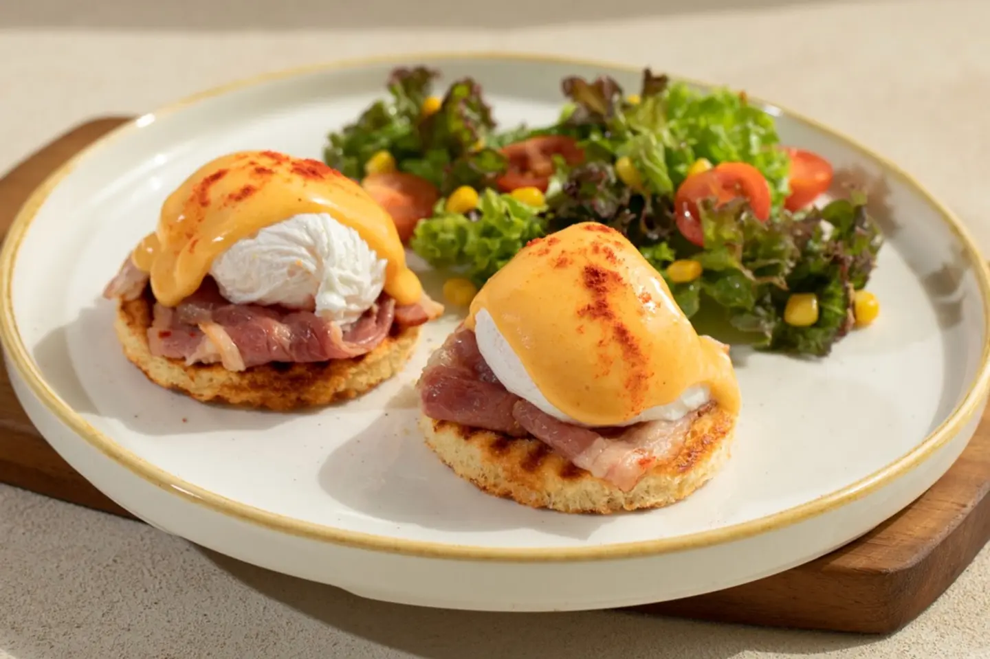 Bacon Eggs Benedict