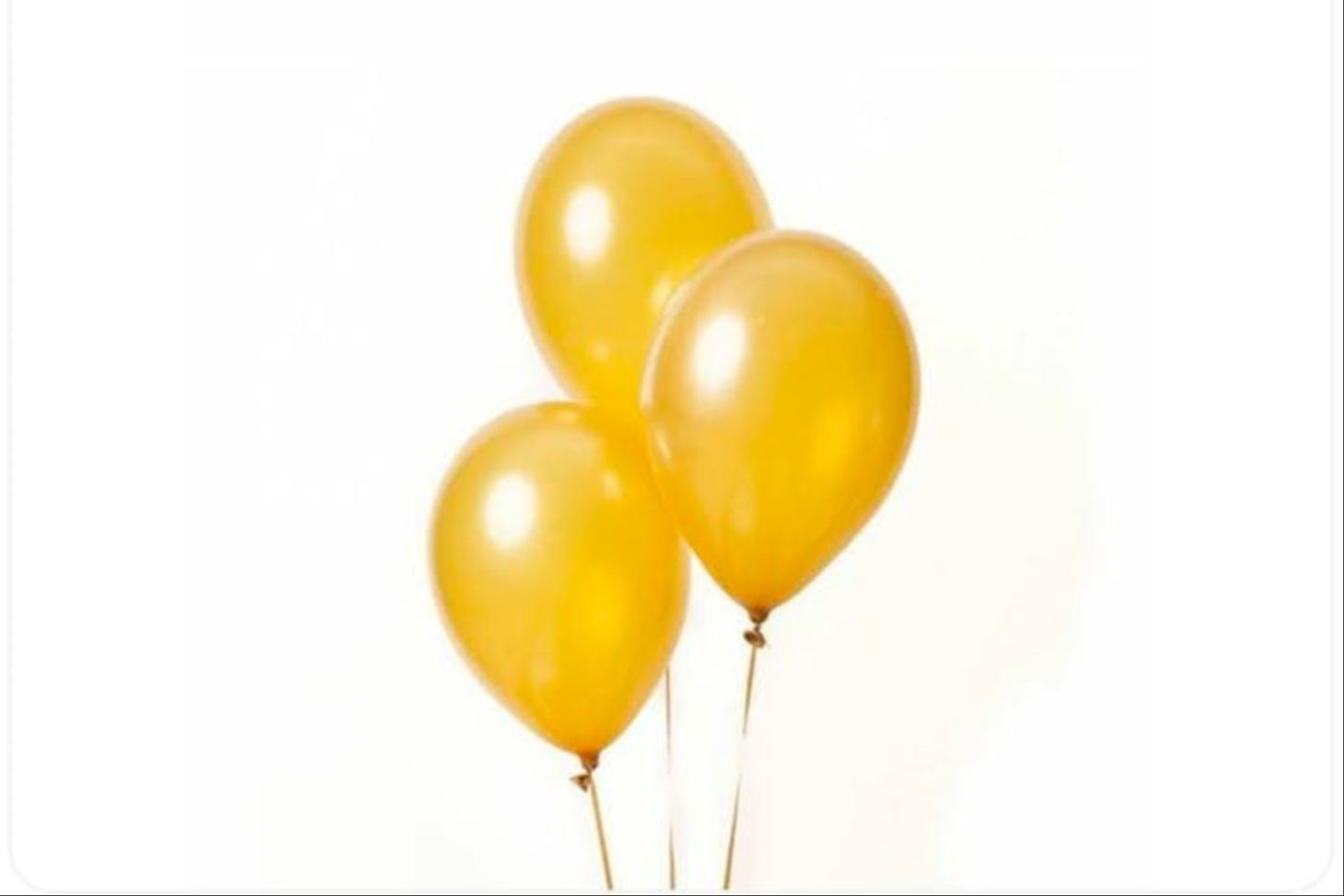 Golden Balloons