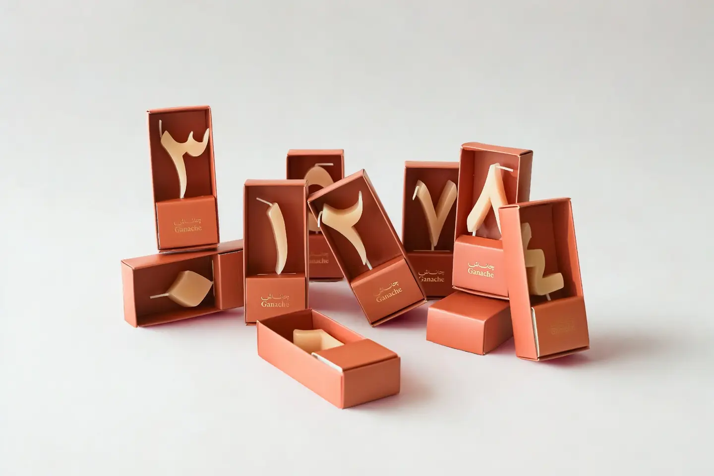 شموع ارقام عربية