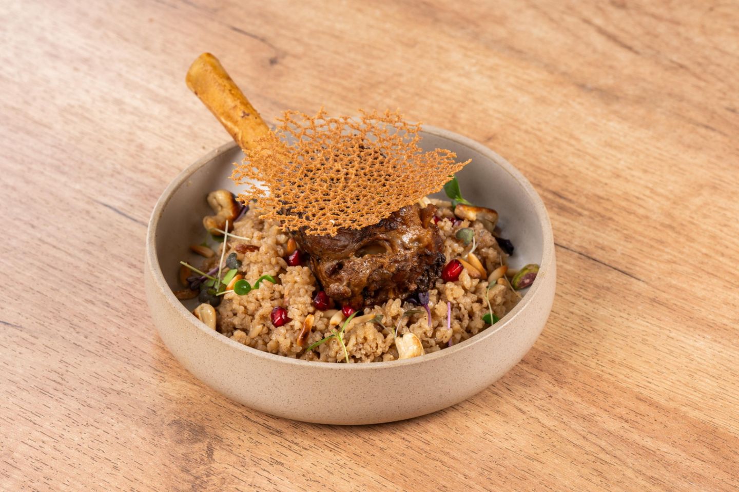 Risotto Lamb Shank Kharouf