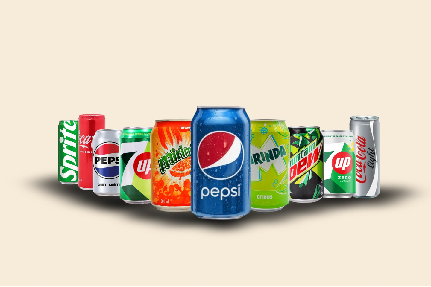 المشروبات الغازية - علب