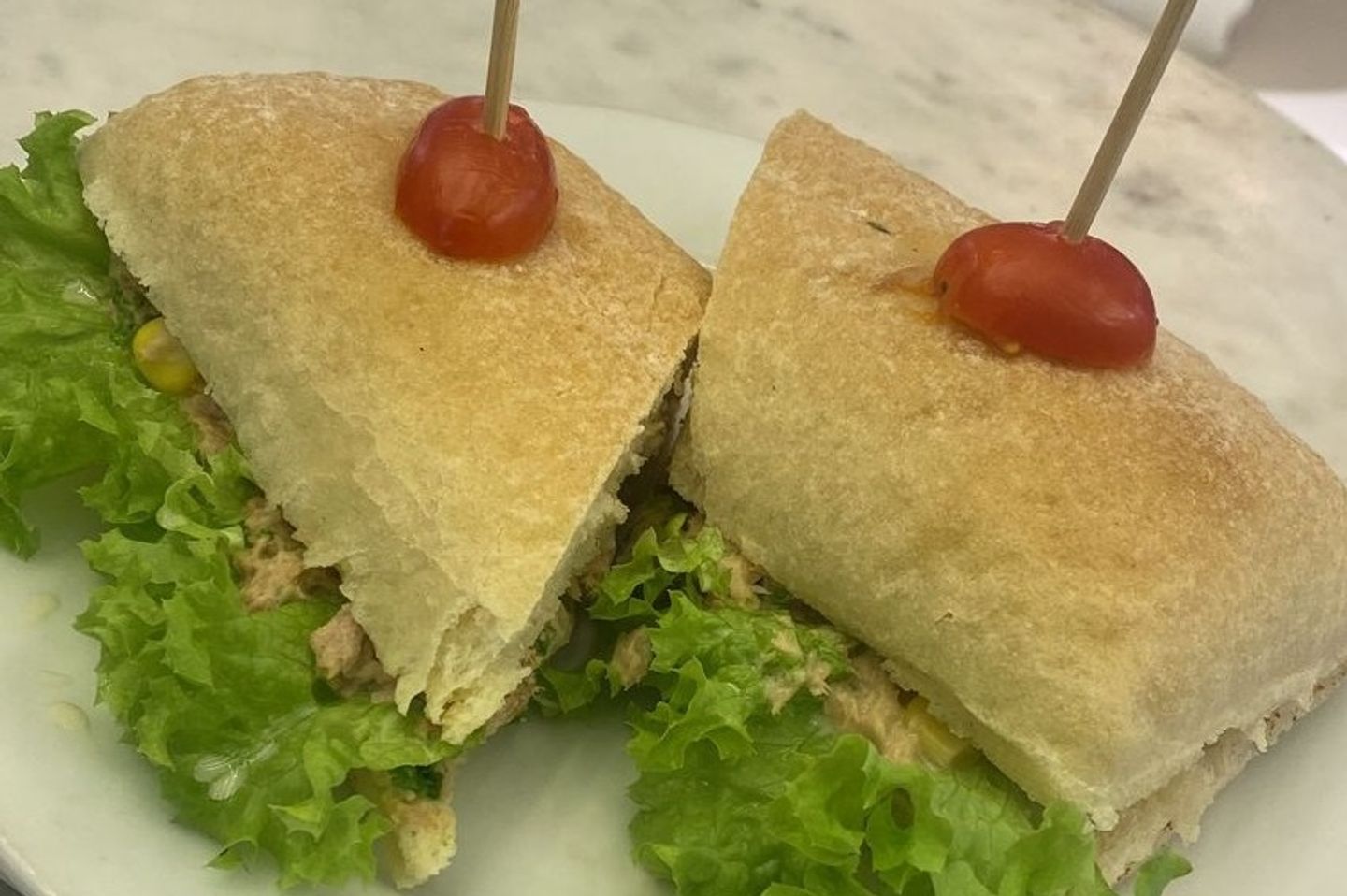 Tuna Sandwich With Vegetables