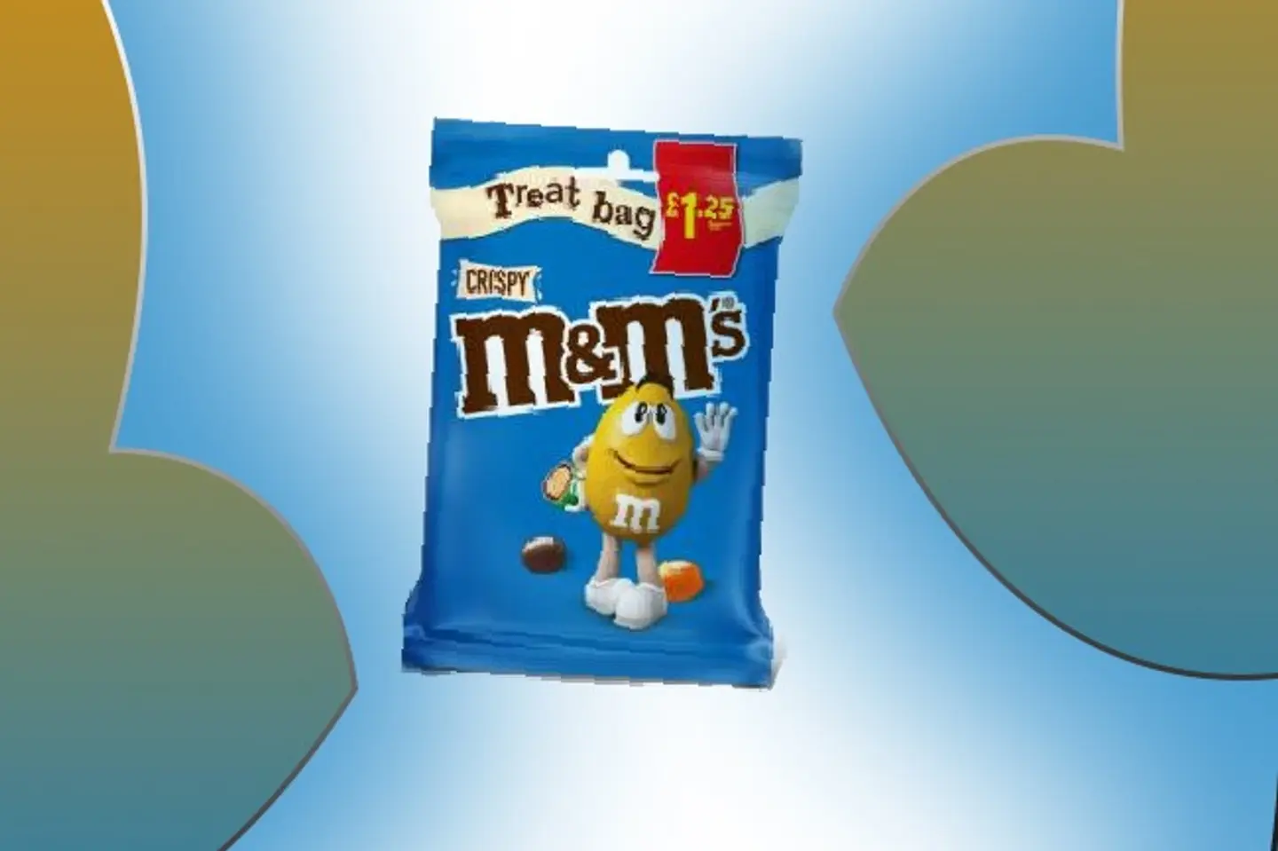 M And M's Crispy Milk Chocolate Bites Treat Bag 77g