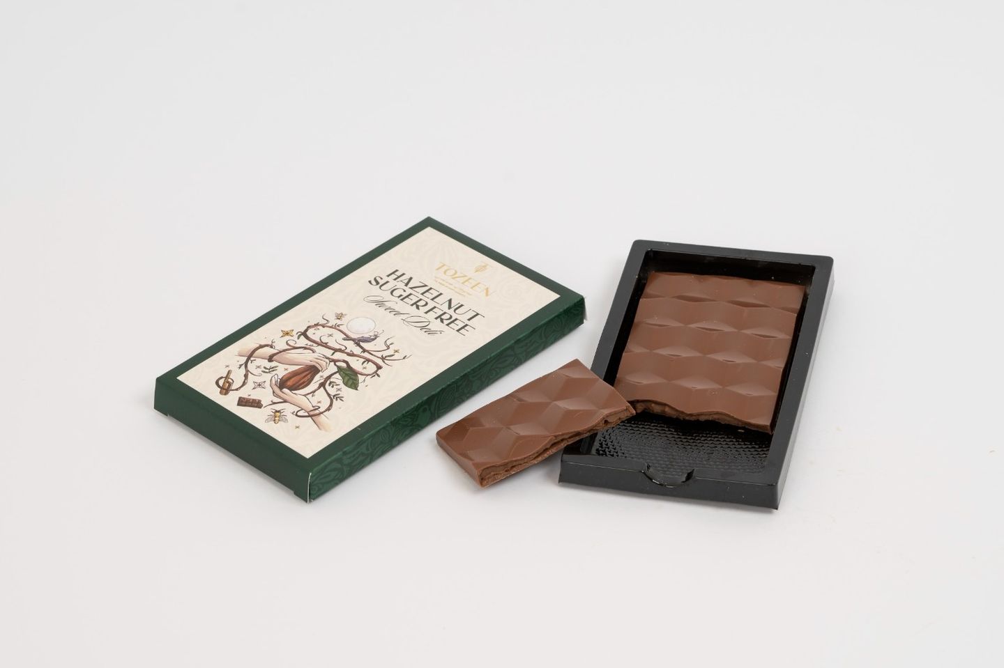 Hazelnut Chocolate Bar   Free Sugar  290171