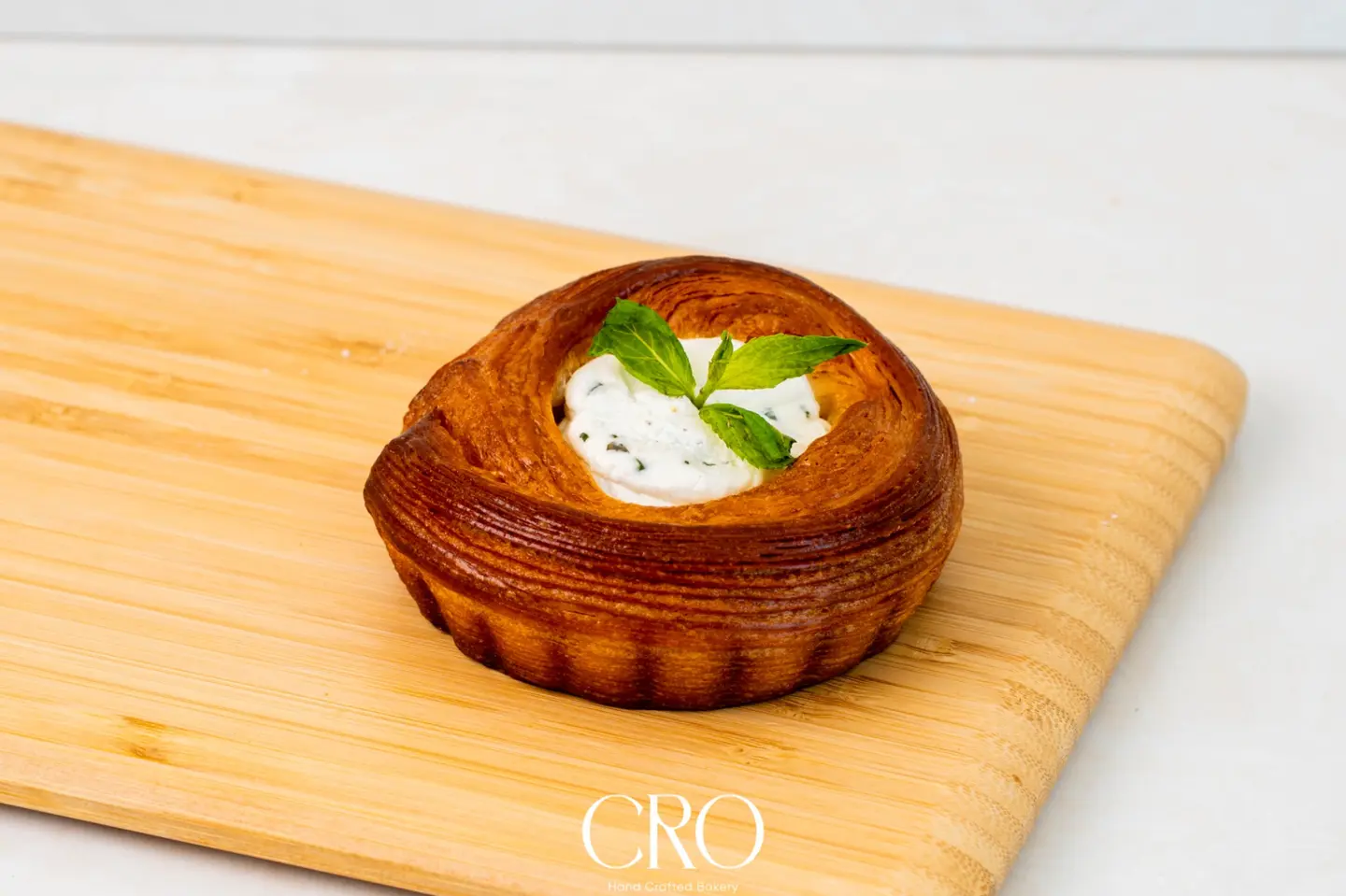 Cheese And Mint Croissant