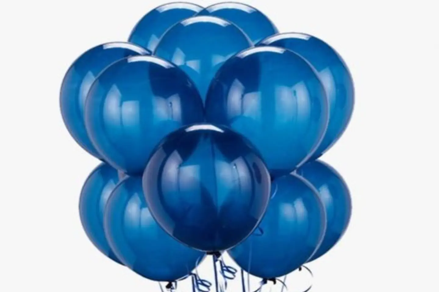 باقة بالونات هيليوم ازرق داكن