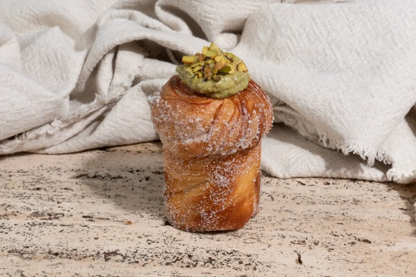 Pistachio Cruffin
