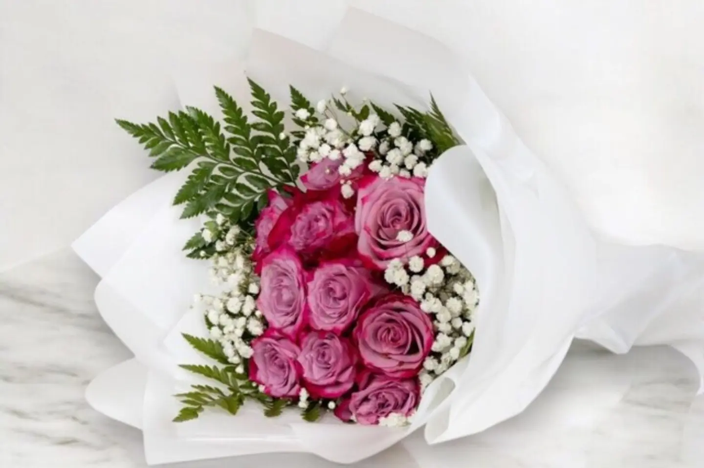 باقة بيربل روز