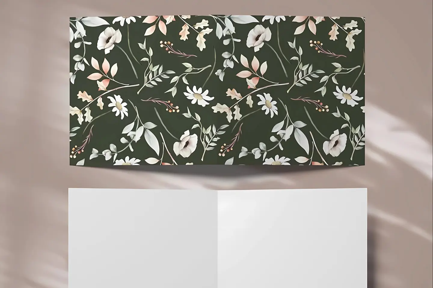 كرت مشجر زيتي