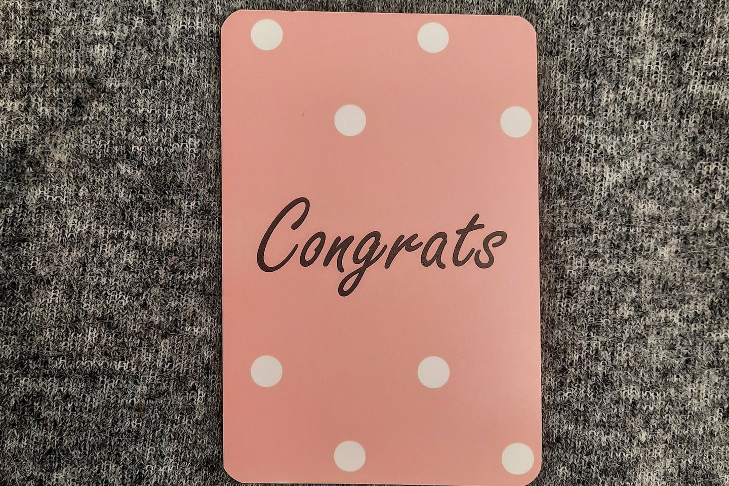 Congrats Card 3