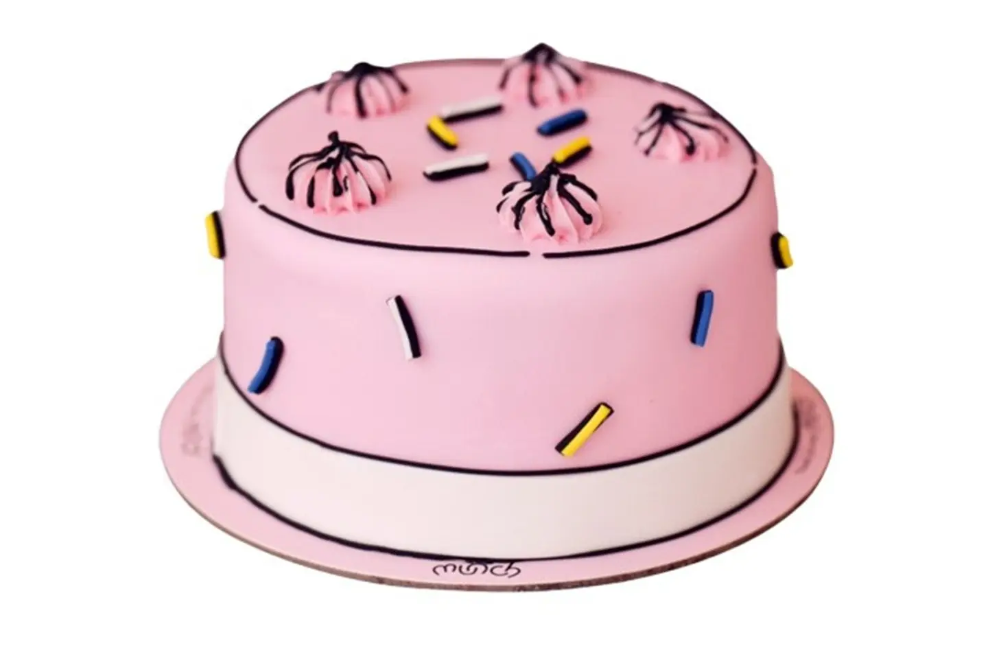Red Velvet Comic Cake Medium