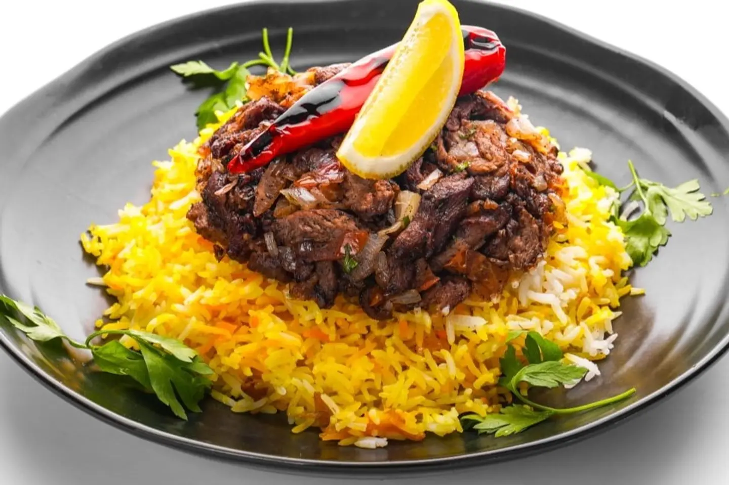 ارز برياني لحم