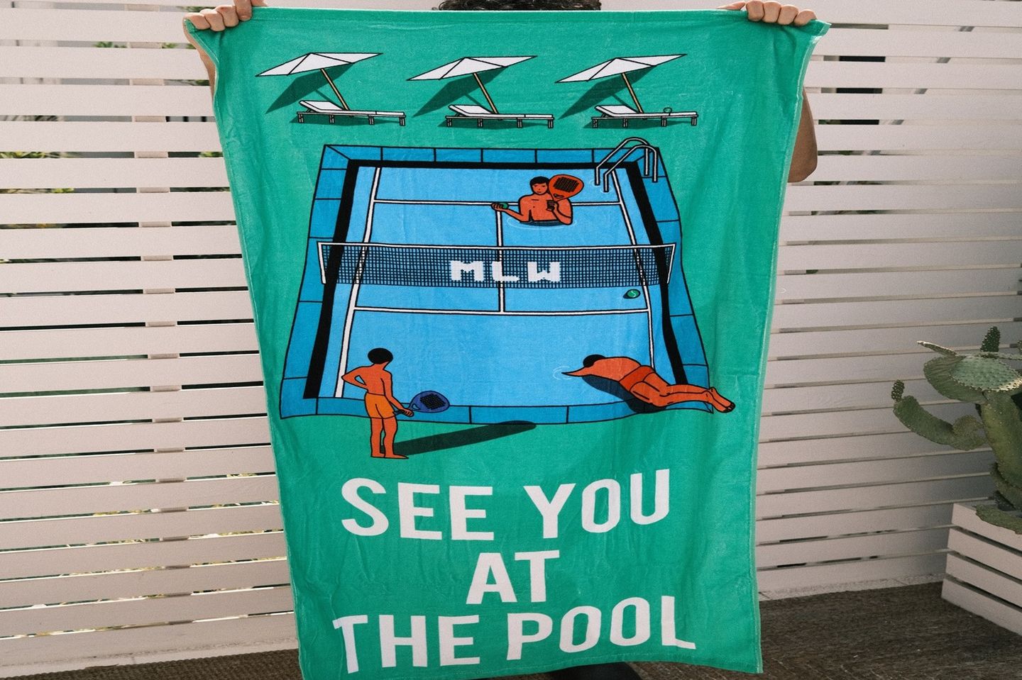 See You At The Pool Towel
