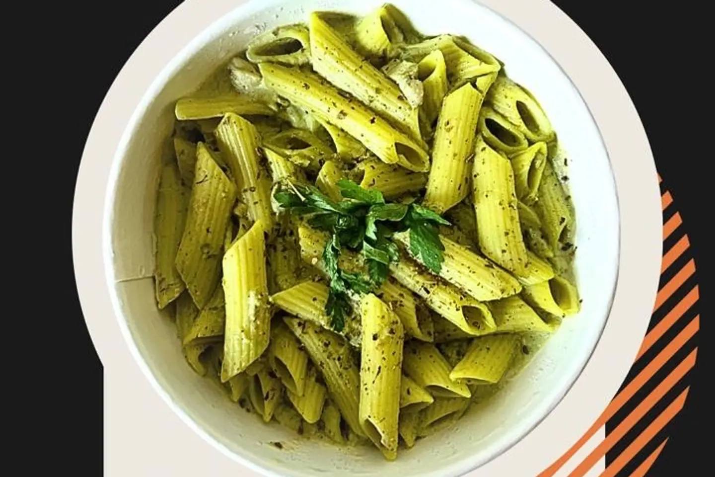 Shrimp Pesto Penne