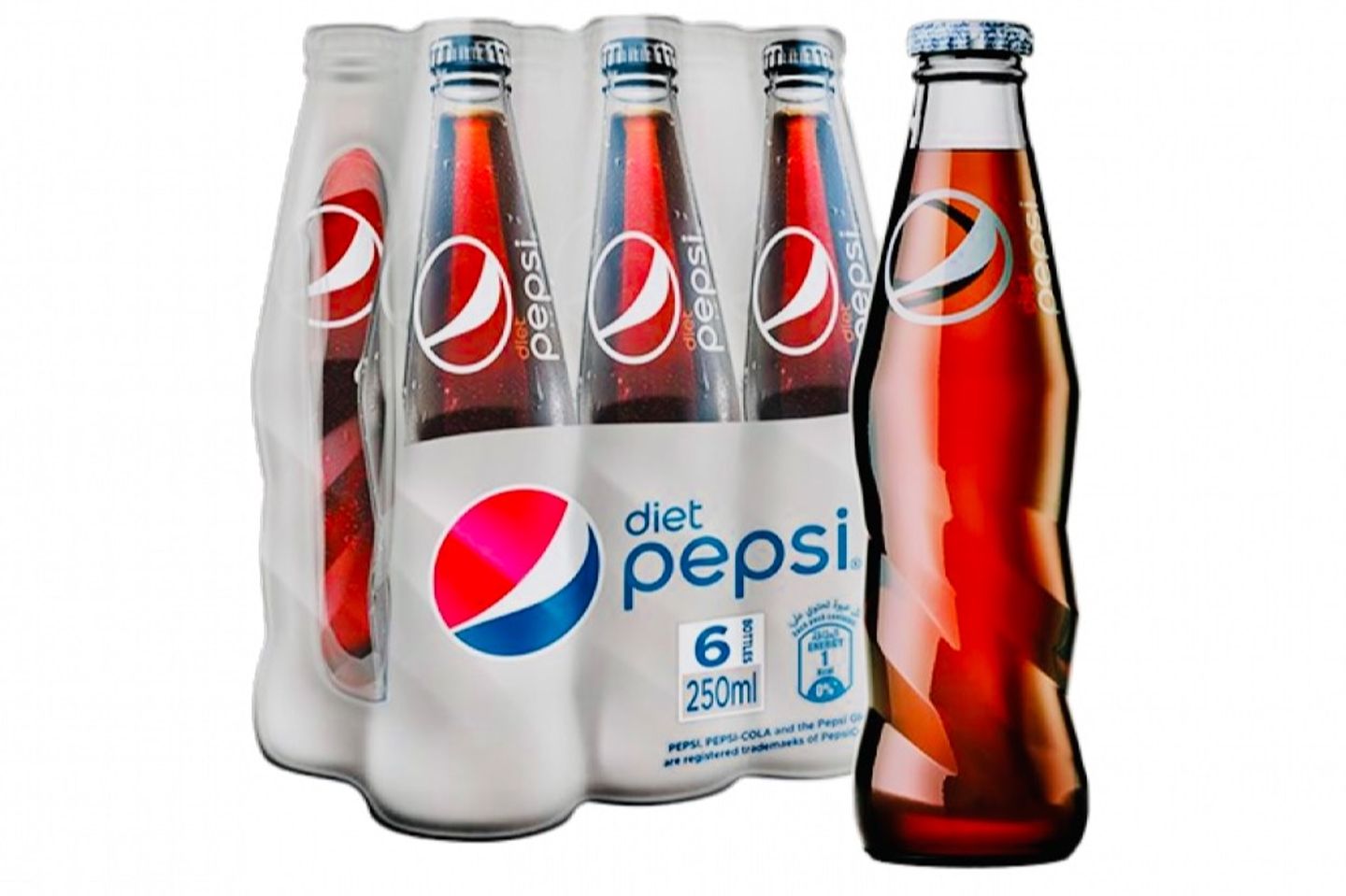 Diet Pepsi Glass
