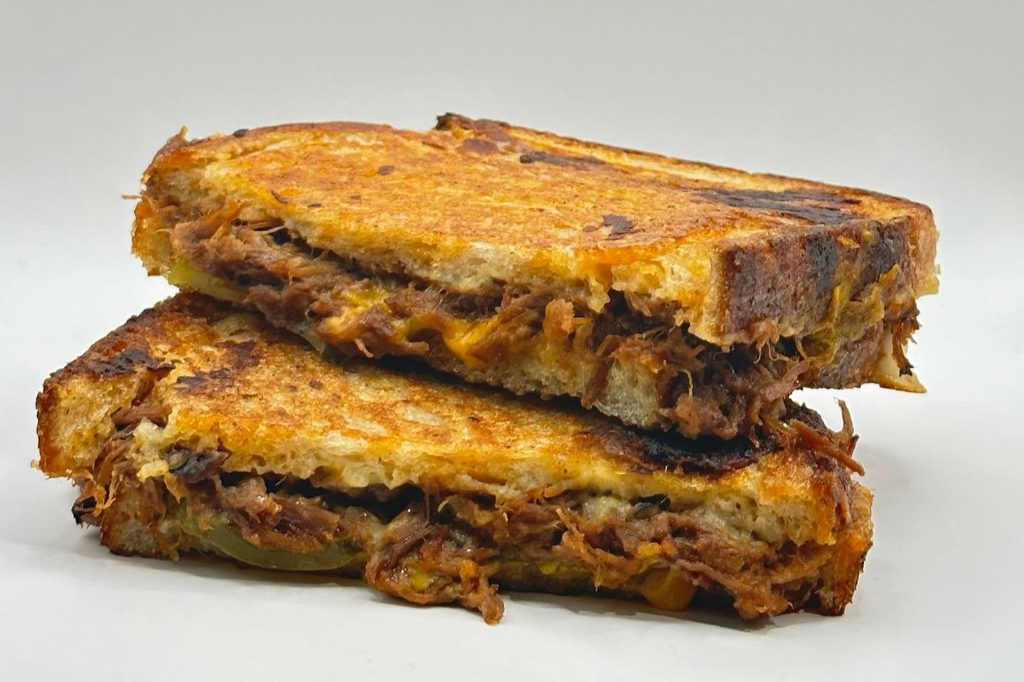Pulled Brisket Sour Dough Sandwich