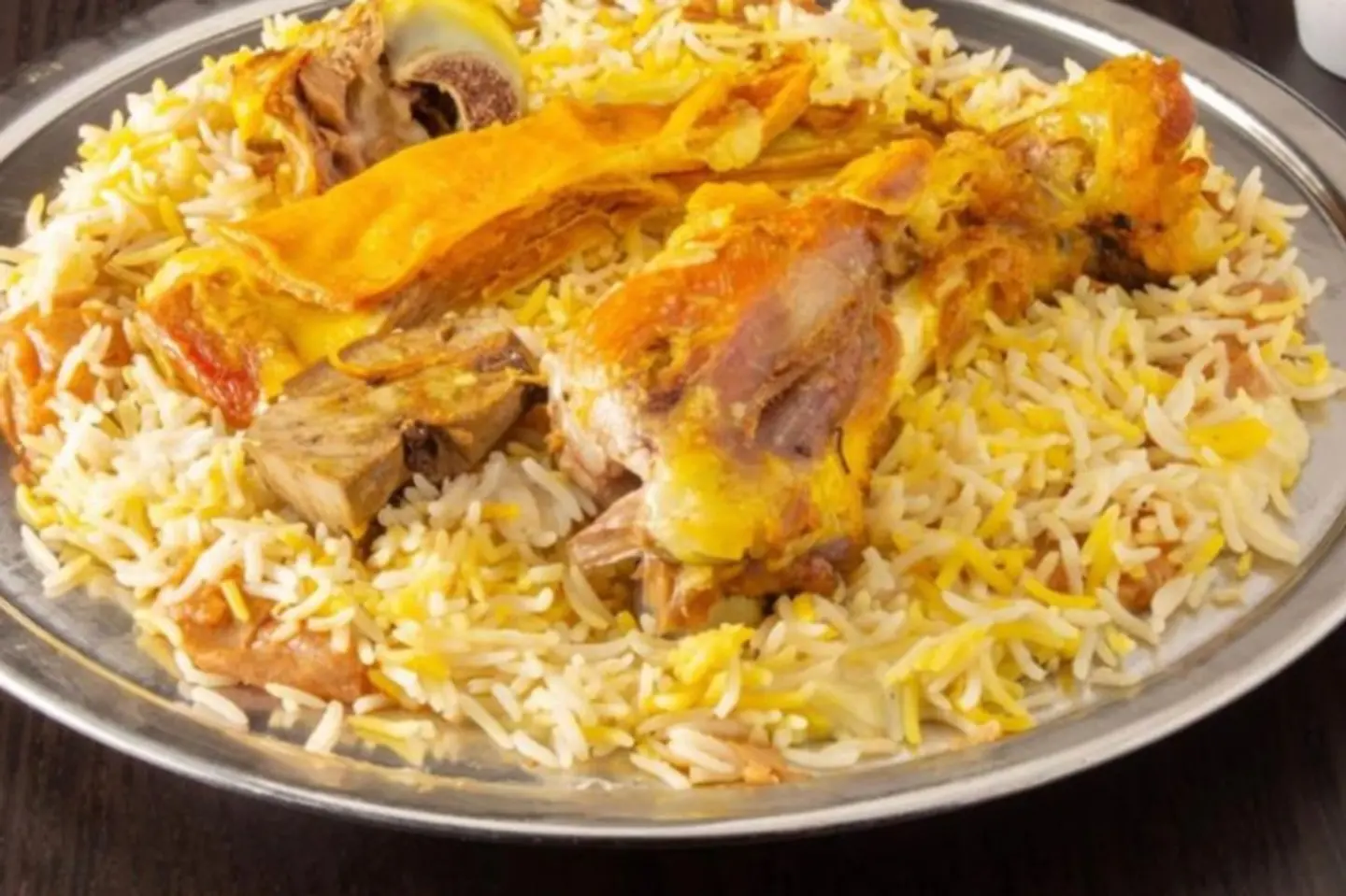 مندي لحم رز بشاور ابيض