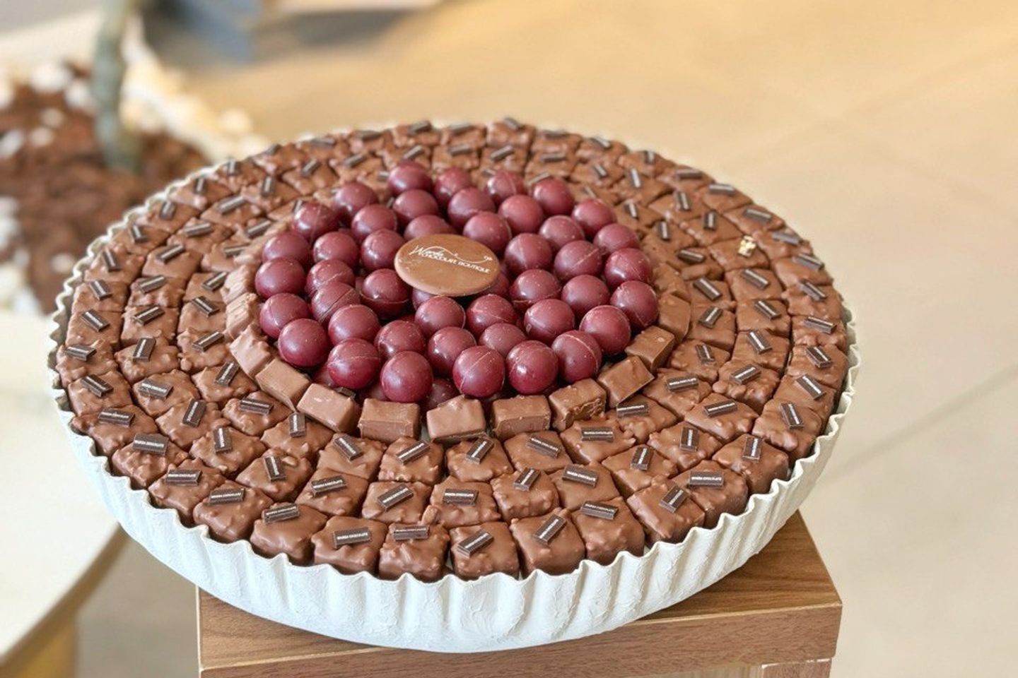 Beige Tray Signature Almond Espresso Pomegranate