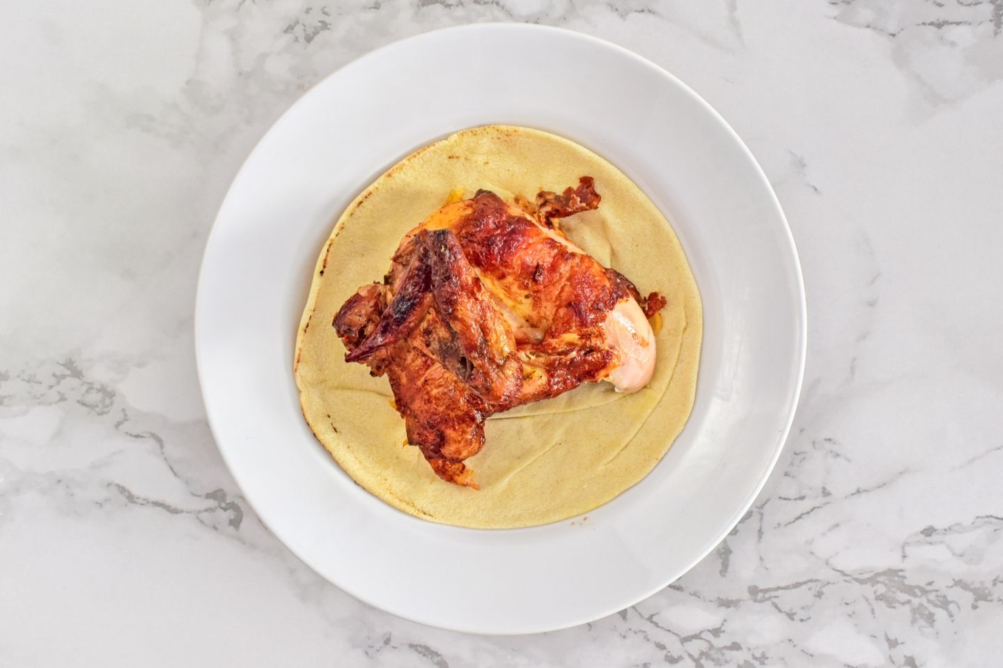 A Quarter Of Plain Grilled Chicken