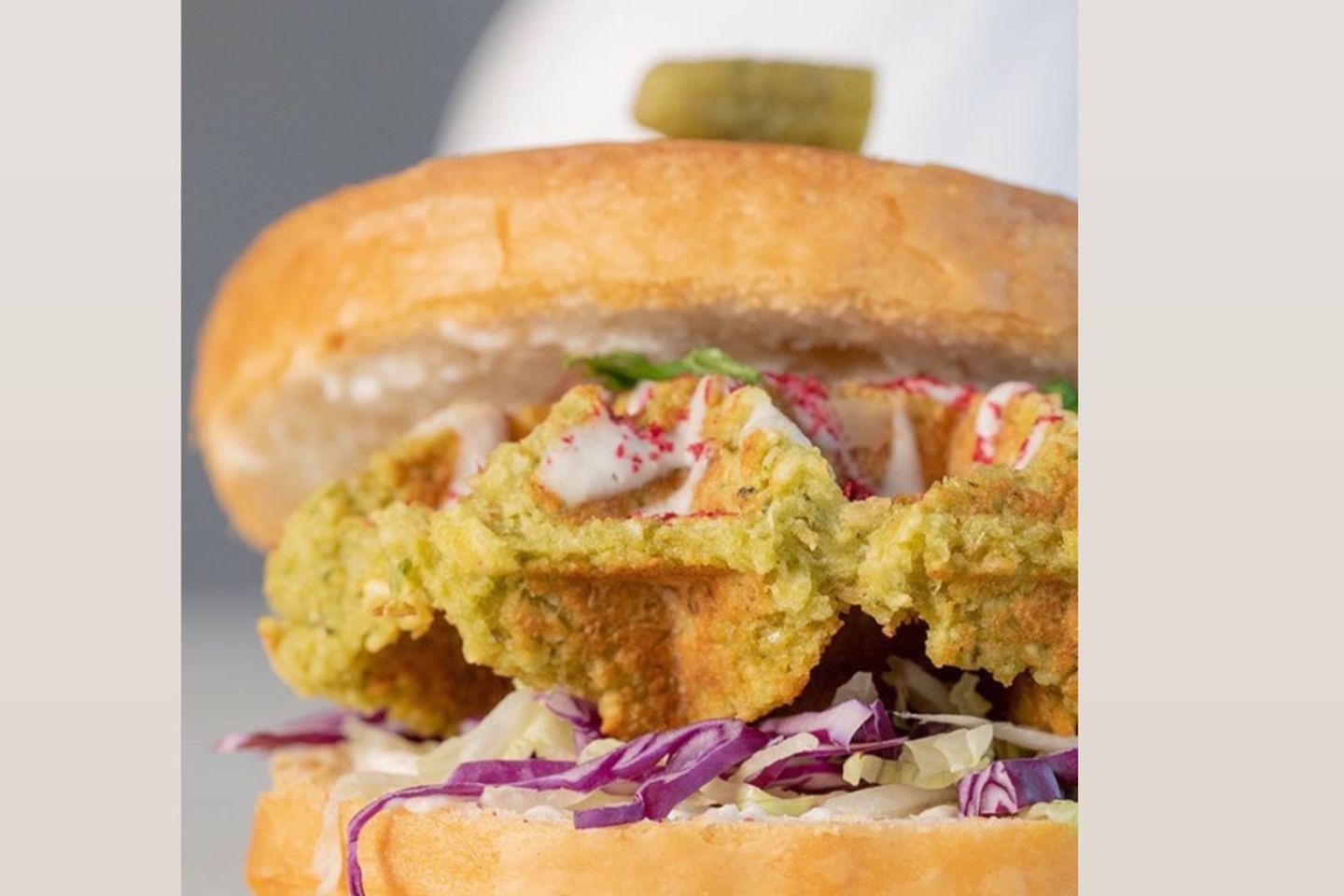 Falafel Waffle