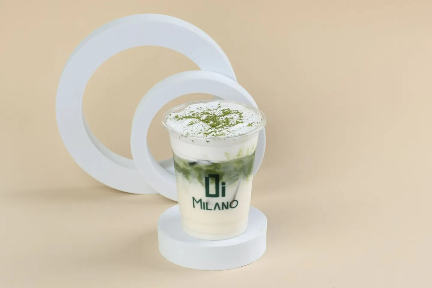 Cold Matcha With Cream