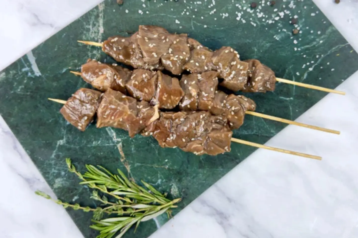 اسياخ اللحم بالترياكي