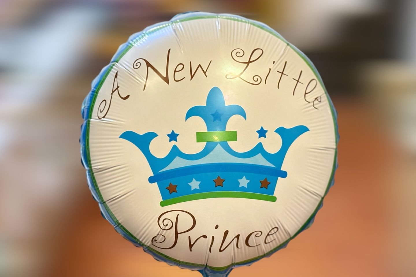 Blue Helium Balloon