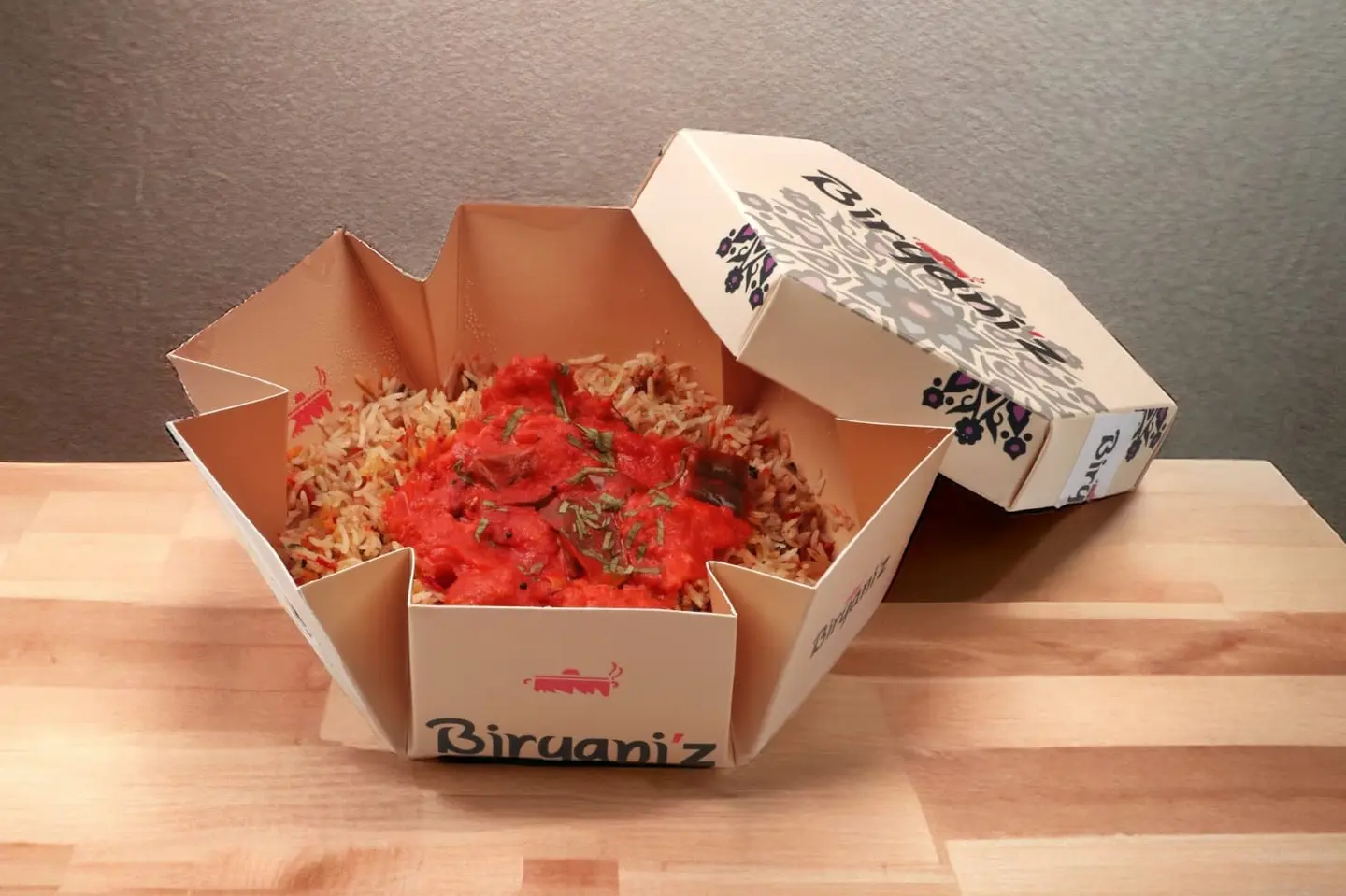 برياني روبيان خمسة وستين