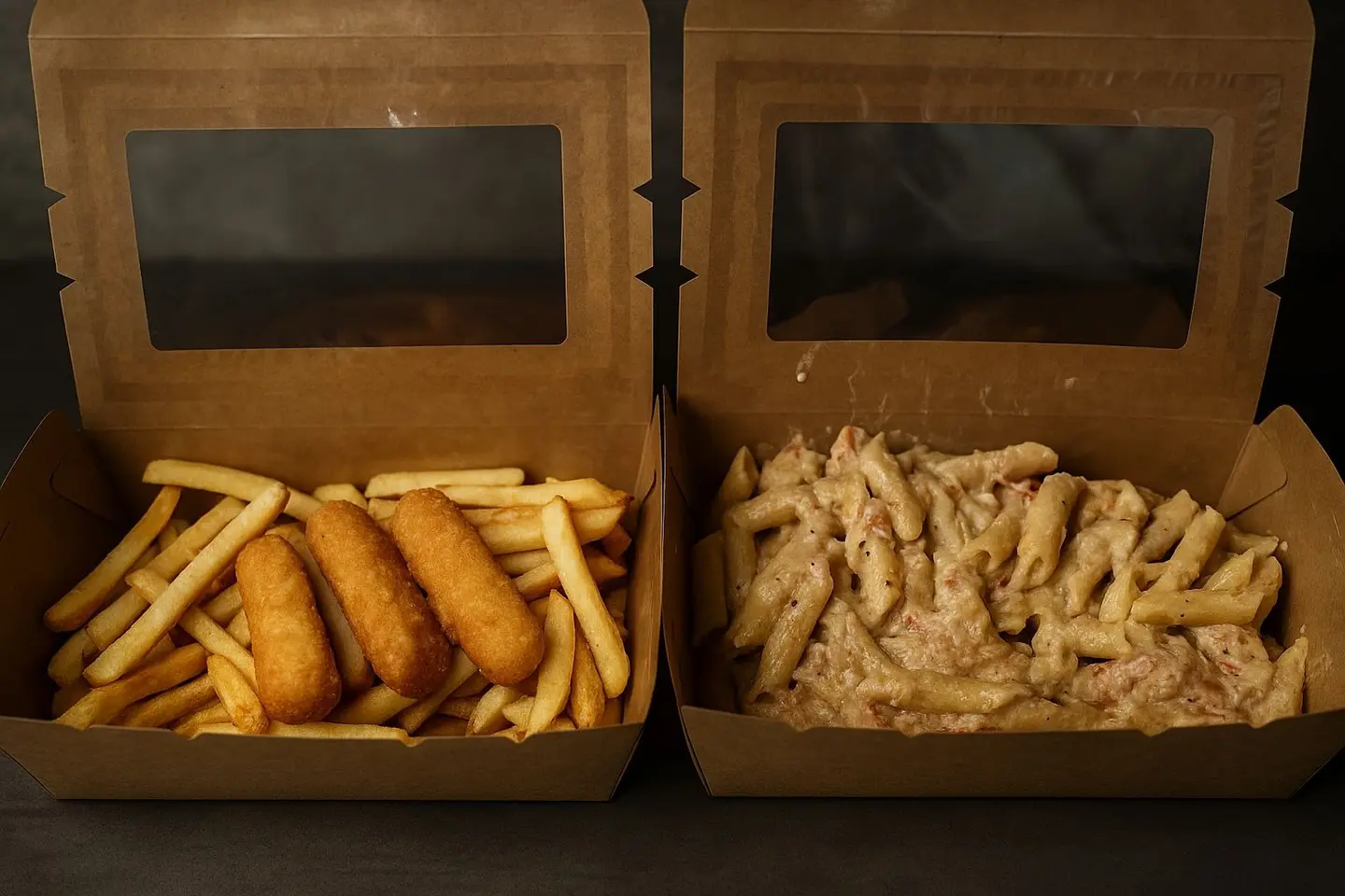 وجبة باستا الدجاج