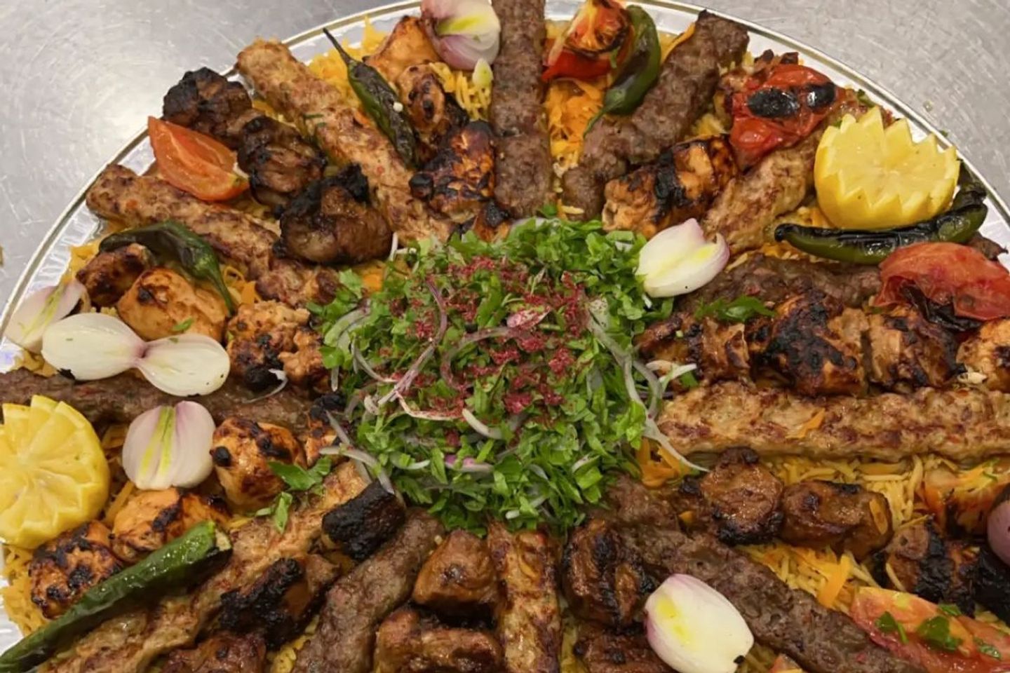 Mixed Grill With Rice Nus Kilo