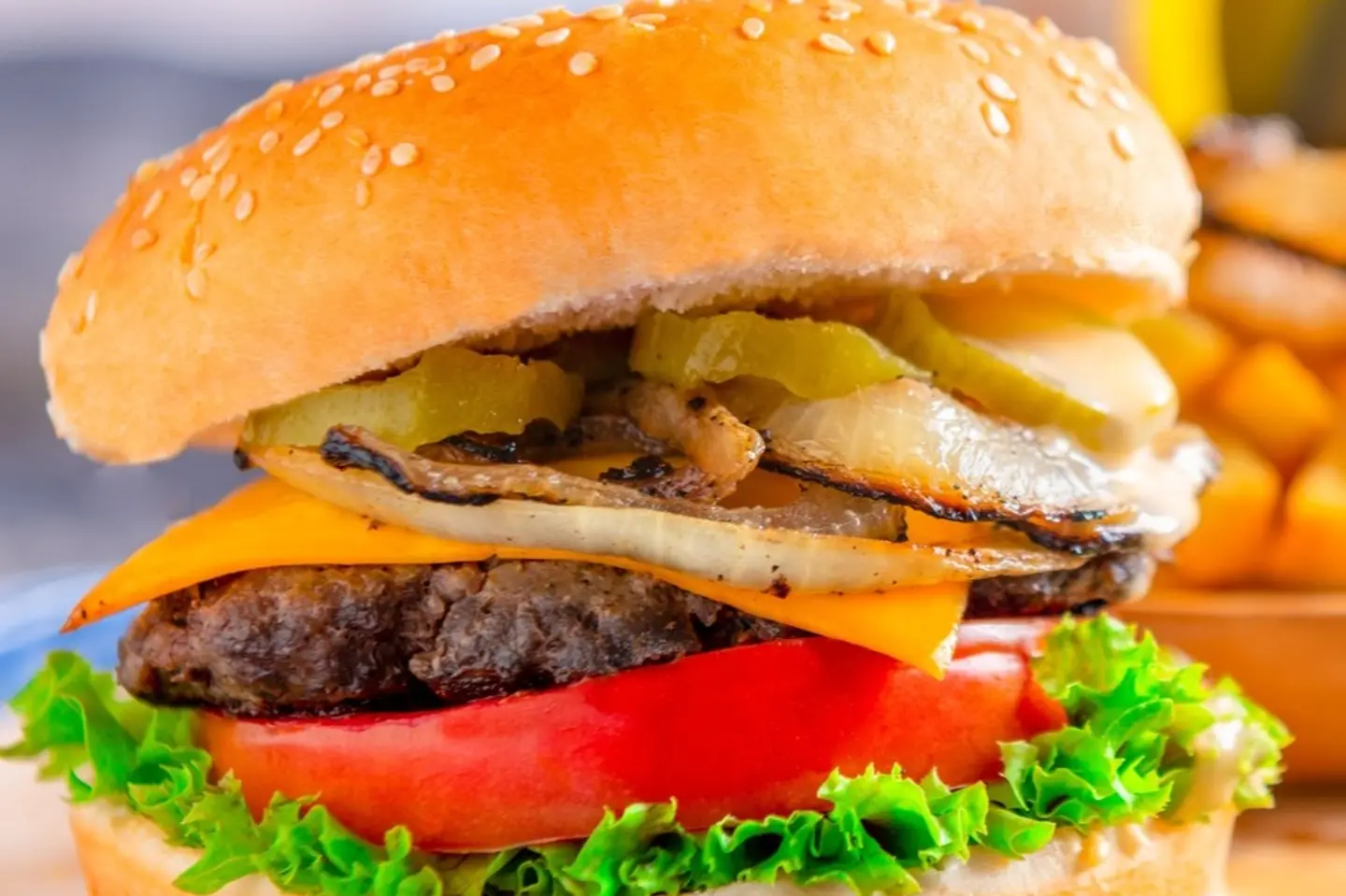 برجر لحم تسالي