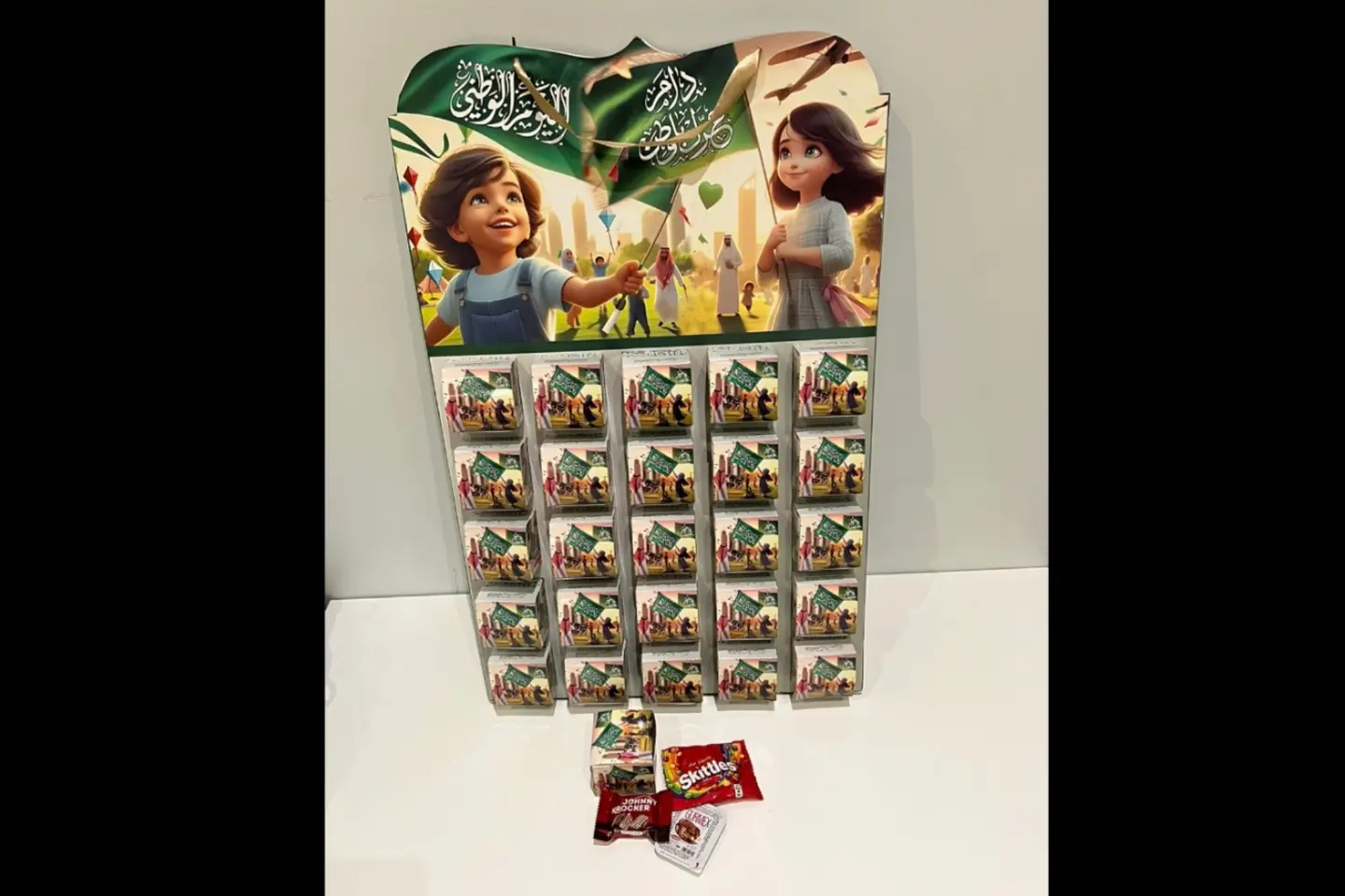 لوحة توزيعات وطنية معبأه
